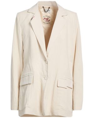 FRONT STREET 8 Blazer Viscose, Linen - Natural