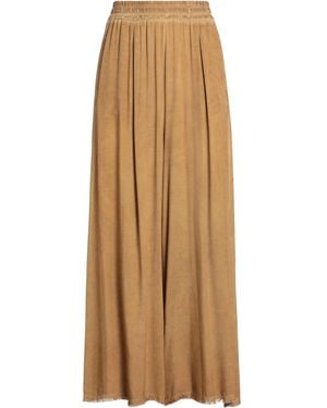 SANCTAMUERTE Trousers Viscose - Natural