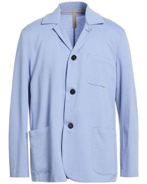 Harris Wharf London Light Blazer Cotton, Polyester - Blue