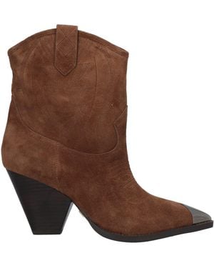 Lola Cruz Ankle Boots - Brown
