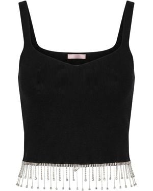 Liu Jo Top Viscose, Polyester - Black