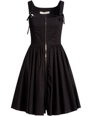 19.70 Nineteen Seventy Mini Dress Cotton - Black