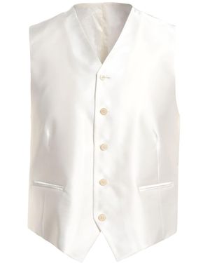 Angelo Nardelli Tailored Vest Acetate - White