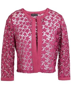 Diana Gallesi Fuchsia Jacket Polyester - Red