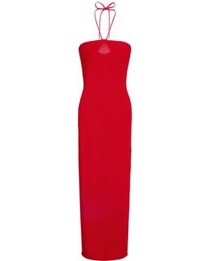 JACOB LEE Midi-Kleid - Rot