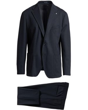 Tagliatore Midnight Suit Wool, Polyester, Polyamide, Elastane - Blue