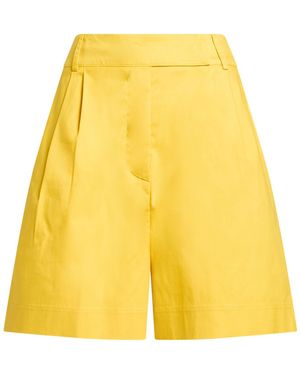 Daniele Fiesoli Collezione N_01 Shorts & Bermuda Shorts Cotton, Nylon, Elastane - Yellow