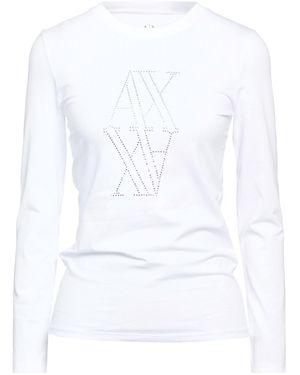 ARMANI EXCHANGE T-Shirt Cotton, Elastane - White