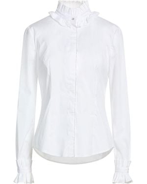 Camicettasnob Shirt Cotton, Polyamide, Elastane - White
