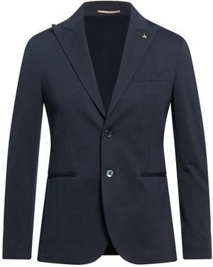 AT.P.CO Midnight Blazer Cotton, Polyamide, Elastane - Blue