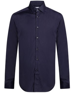 Xacus Shirt Cotton, Elastane - Blue