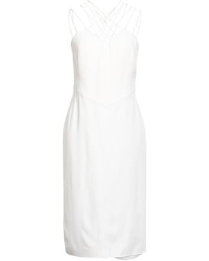 Alberta Ferretti Midi Dress - White