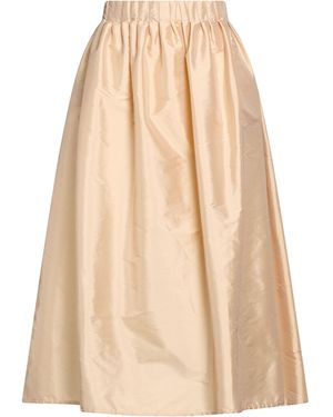ALEX INGH Midi Skirt Polyester - Natural
