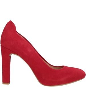Unisa Court Shoes Leather - Red