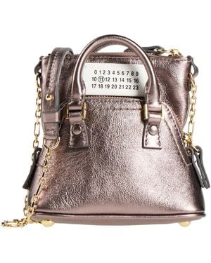 Maison Margiela Cross-Body Bag Leather - Brown