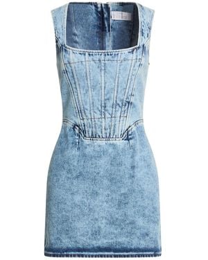GIUSEPPE DI MORABITO Mini Dress Cotton - Blue