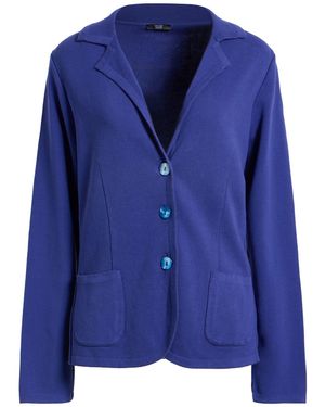 Wood Blazer - Blue