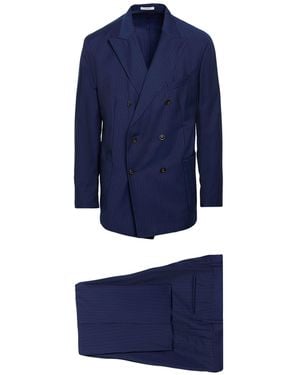Boglioli Suit Virgin Wool - Blue