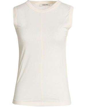 Phoebe Philo Ivory T-Shirt Lyocell, Cotton - White