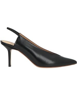 Francesco Russo Pumps Leather - Black