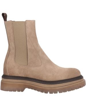 Les Tulipes Ankle Boots Leather - Brown