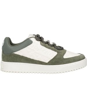 Emporio Armani Sneakers Cow Leather, Polyester, Polyurethane - Green