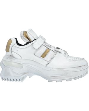 Maison Margiela Retro Fit Leather Trainers - White