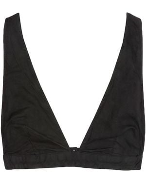 Haikure Top Cotton, Linen - Black