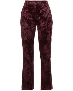 True Royal Trousers Cotton, Elastane - Red