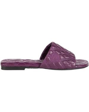 Burberry Sandals Lambskin, Polyester - Purple