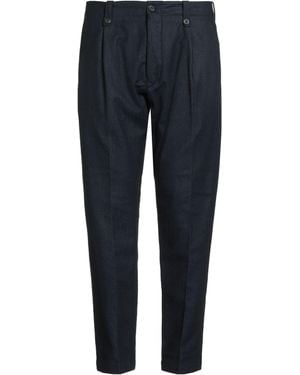 Messagerie Patrizio Piscaglia Pants Wool, Polyester, Cotton, Acrylic, Nylon - Blue