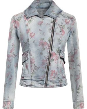 Blugirl Blumarine Denim Outerwear Cotton, Elastane - Blue