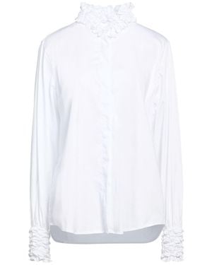 Caliban Shirt Cotton, Polyamide, Elastane - White