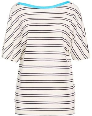 Gran Sasso T-Shirt Viscose, Elastane, Linen - White