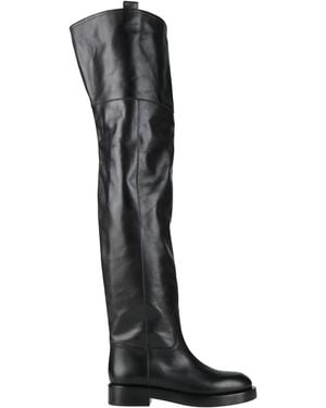 Paris Texas Boot Leather - Black