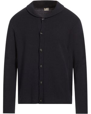 Massimo Alba Midnight Cardigan Silk - Blue