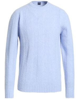 Fedeli Sky Sweater Virgin Wool, Cashmere, Polyamide - Blue