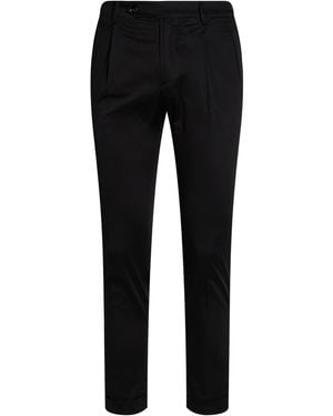 BRERAS Milano Trousers Virgin Wool, Elastane - Black