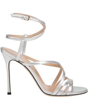 Sergio Rossi Sandals Leather - Metallic