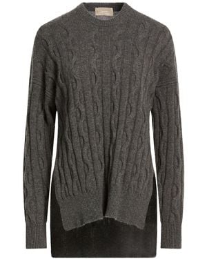 Drumohr Charcoal Jumper Cashmere - Grey
