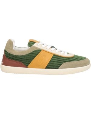 Tod's Trainers Leather, Textile Fibres - Green