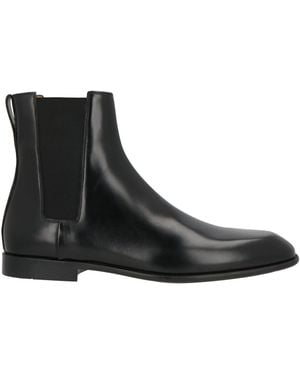 Ferragamo Ankle Boots Calfskin - Black