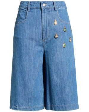Dixie Denim Shorts Cotton - Blue
