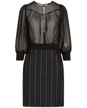Hanita Mini Dress Polyester, Viscose, Elastane, Nylon - Black
