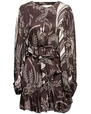 5 PROGRESS Mini Dress Viscose - Gray