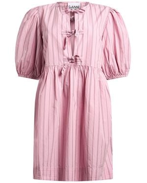 Ganni Mini Dress - Pink