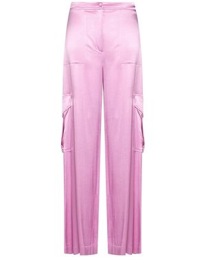 ATELIER LEGORA Lilac Pants Viscose, Nylon, Elastane - Pink
