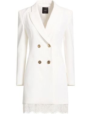 Pinko Mini Dress Polyester, Elastane - White