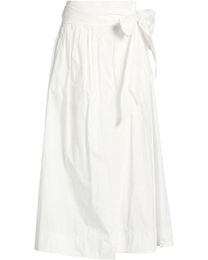 forte_forte Midi Skirts - White