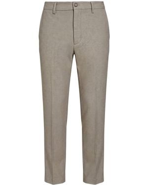 BOSS Pants Polyester, Viscose, Elastane - Gray